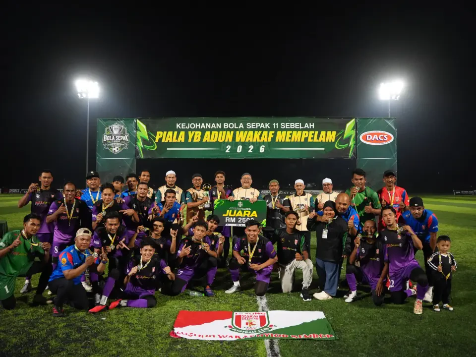 Losong Wakaf Nyior Kembor FC Rampas Kejuaraan Piala YB ADUN Wakaf Mempelam